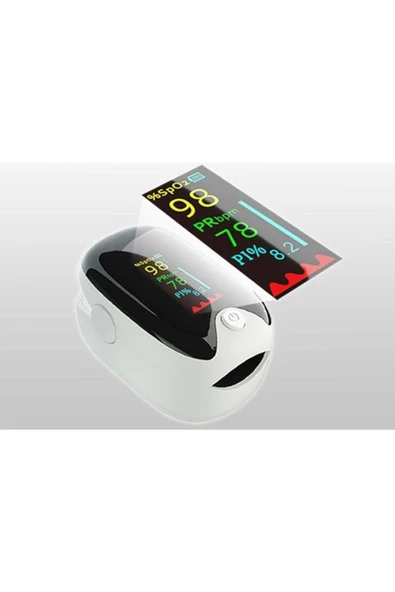 MEDİKAL Pulse oksimetre Parmak Tipi Oksimetre Oksijen Nabız Ölçer KE-6004 - 2