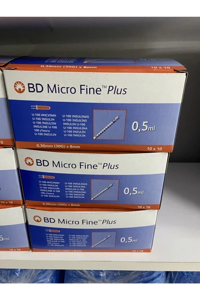 MEDİKALTEC Bd Micro Fine Plus 0,5 ml Insülin Enjektörü
