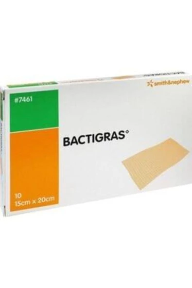BACTİGRAS Parafinli Antiseptik Tül Sargı Yara Bakım Örtüsü 15cm X 20cm 5 Adet ürün görseli