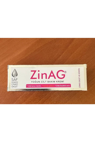 ZİNAG Gümüş Katkılı Yoğun Cilt Bakım Kremi 30 Ml
