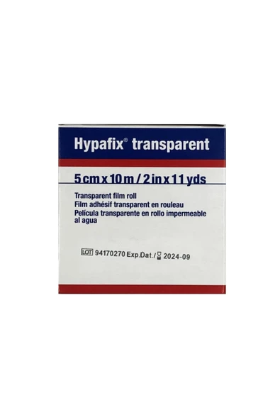 HYPAFIX Transparent - Transparan Film Örtü 5cmx10m - Resim 2
