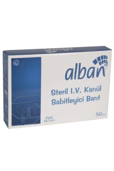 ALBAN Steril Yara Pedi 5 X 7,5 Cm Tekli
