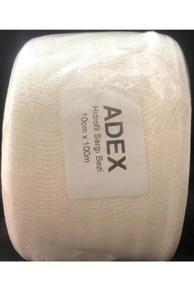 ADEX HİDROFİL SARGI BEZİ 10 CM X 100 METRE - Resim 2