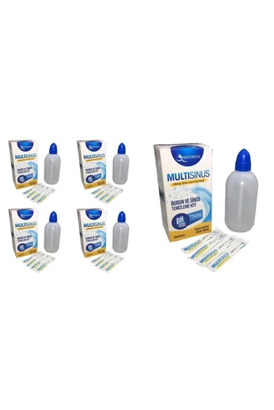 MULTİPLUS Multi Sinüs Rinse Burun Ve Sinüs Temizleme Kiti - 5'li Paket