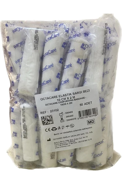 OCTACARE Elastik Sargı Bezi 10 Cm X 2 M 50 Adet. ürün görseli