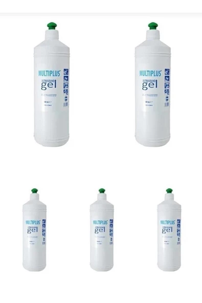 MULTİPLUS Dermosept Ultrason Ekg Ve Epilasyon Jeli 1000 ml 20 Adet -ultrason