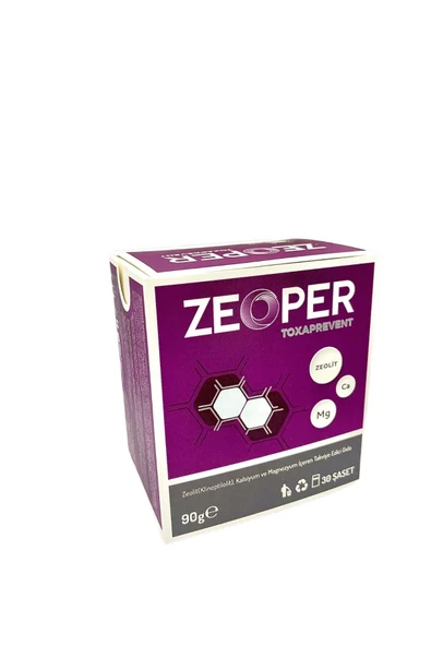 ZEOPER Zeolit gıda takviyesi-Zeoper- Tekli şaselerde