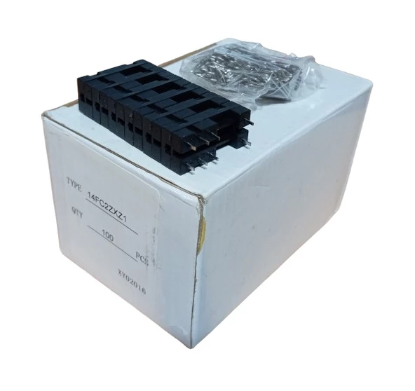 Çift Kontak 8 Pin Pcb Tip Röle Soketi 14FC2 Clion HHC69A 14F-2C-HHC69A - 100 Adet - 2
