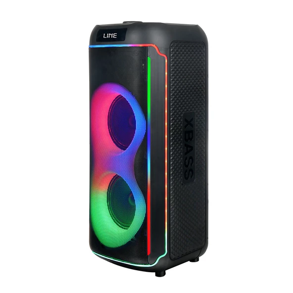 Kablosuz Mikrofonlu FM RGB TWS Çift 6.5inç Karaoke Bluetooth Hoparlör GD-2606