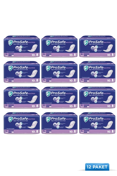 Prosafe Multiped Gece 10'lu x12