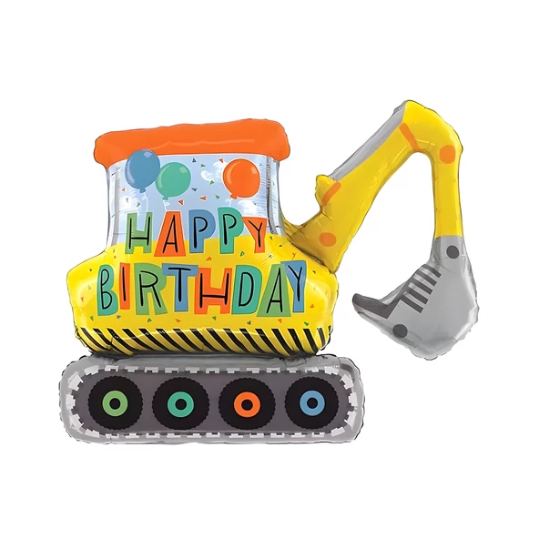 Büyük Excavator Folyo Balon 100x81 cm ürün görseli 1