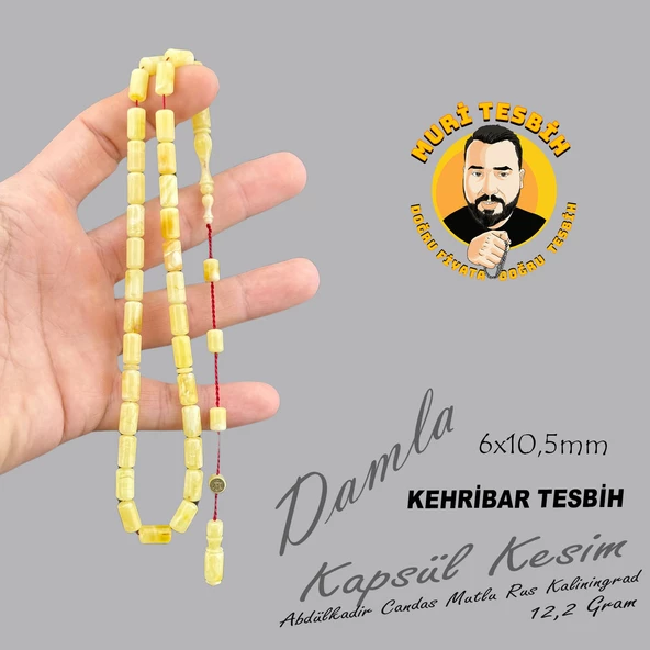 ABDULKADİR CANDAŞ MUTLU 12,2 GR RUS KALİNİNGRAD DAMLA KAPSÜL KESİM 6X10,50