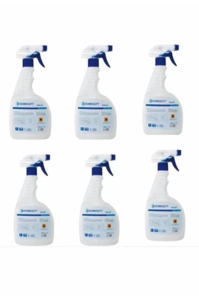 DERMOSEPT Tools Af Alet Yüzey Dezenfektani 1000 ml X6'lı Kullanıma Hazır Tüm Yüzeyler Için ürün görseli