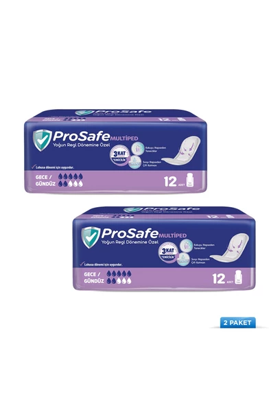 Prosafe Multiped Gece&Gündüz 12'li x2