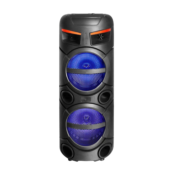 Kablosuz Mikrofonlu FM RGB TWS Çift 8inç Karaoke Bluetooth Hoparlör GD-2809