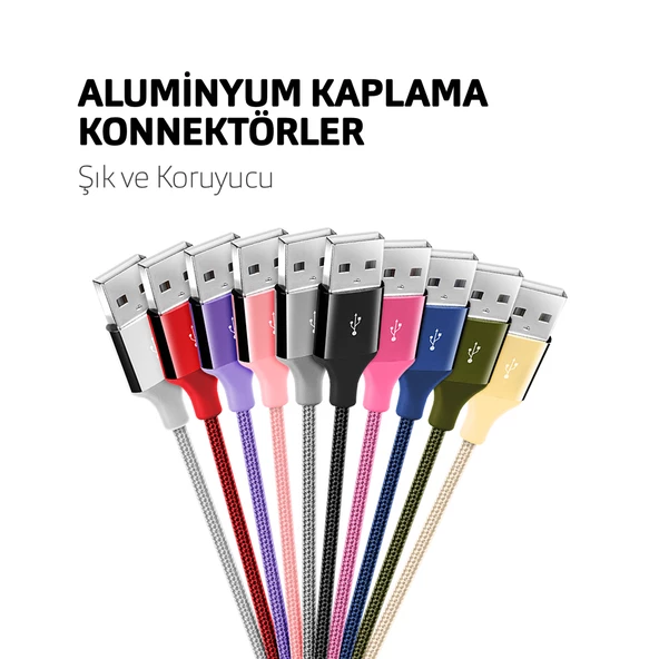 ttec AlumiCable USB-A -USB-C Şarj Kablosu - 7