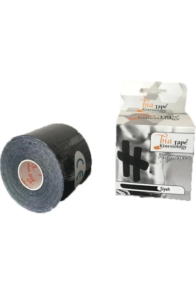 BİATAPE Bia Tape Kinesio Siyah Sporcu Ağrı Bandı 3 lü  x 5 M  5 cm - 2