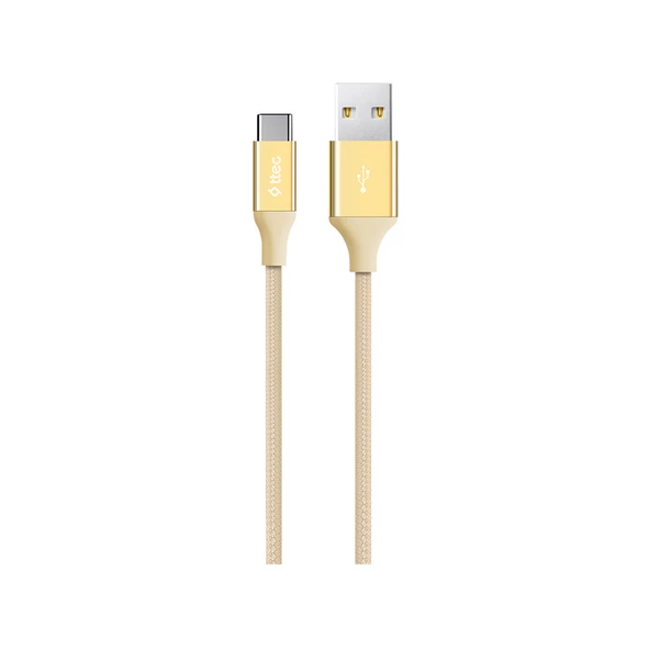 ttec AlumiCable USB-A -USB-C Şarj Kablosu