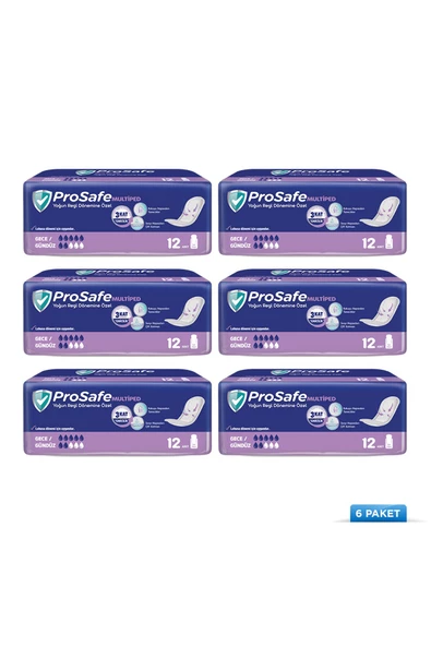 Prosafe Multiped Gece&Gündüz 12'li x6