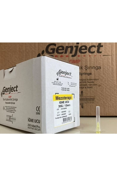 GENJECT Mezoterapi Iğne Ucu 30g 13mm 100 Adet - 2