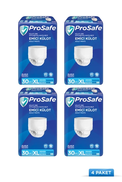 Prosafe Yetişkin Emici Külot Xlarge 30'lu x4