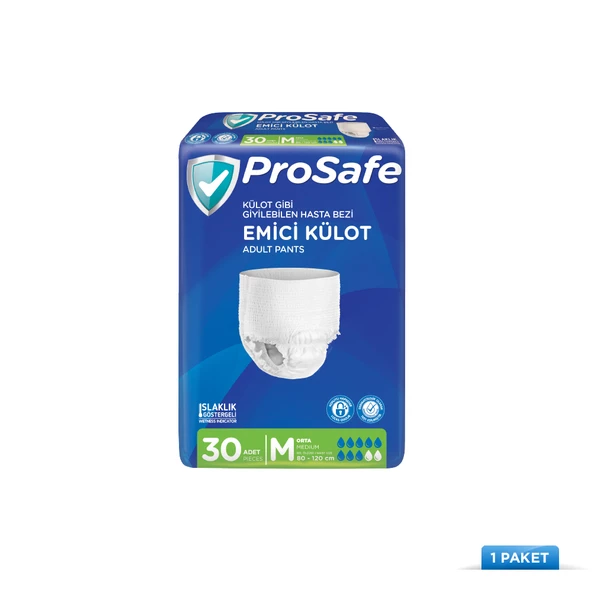 Prosafe Yetişkin Emici Külot Orta (M) 30'lu