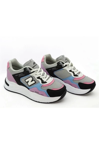 SOMICKS Kadın Günlük Spor Yürüyüş Sneaker Buz Pembe - 5