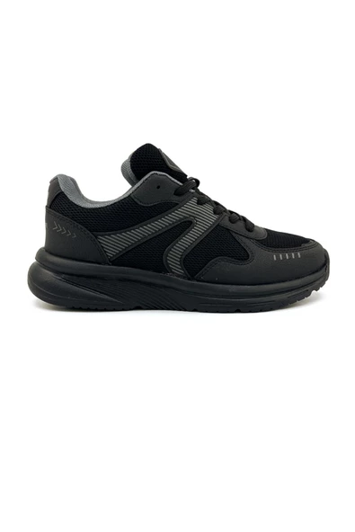 M.P 1569 Ful Ortopedik Siyah Unisex Yazlık Koşu ve Yürüyüş Ayakkabısı