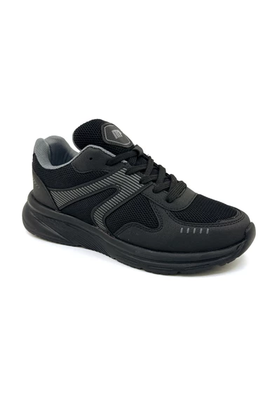 M.P 1569 Ful Ortopedik Siyah Unisex Yazlık Koşu ve Yürüyüş Ayakkabısı - 2