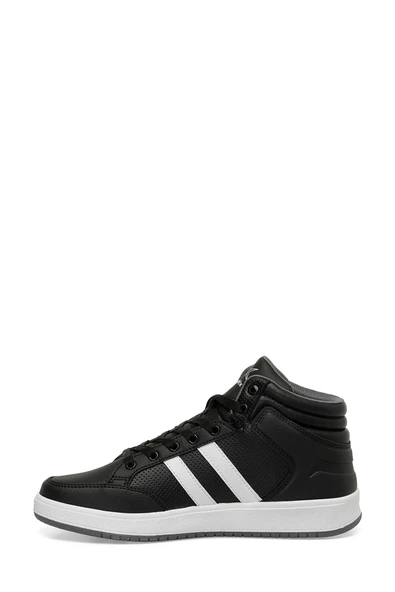 KORT PU HI 4PR Siyah Unisex High Sneaker - 3