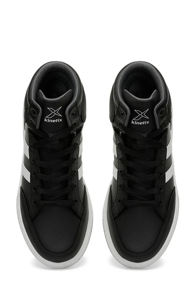 KORT PU HI 4PR Siyah Unisex High Sneaker - 4