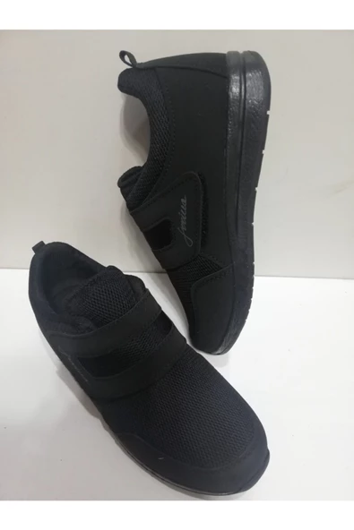 Unisex Siyah Bağsız Ayakkabı - 3