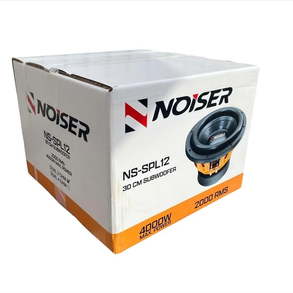 Noiser NS-SPL12 30 Cm Subwoofer Bas 4 Ohm 4000 Watt Max Power 2000 RMS - 4