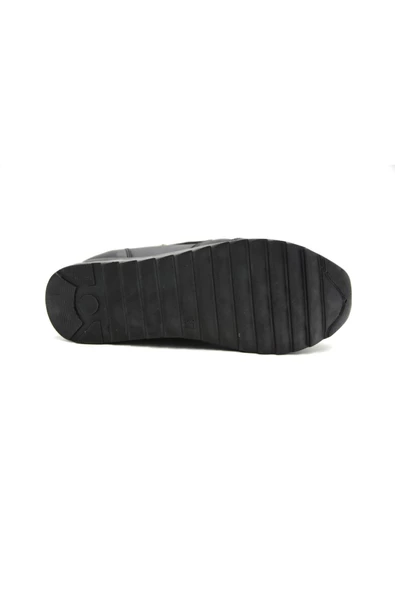 Riwax Bağcıklı Fermuarlı Dolgu Topuklu Hafif Poli Taban Kadın Sneaker - 4