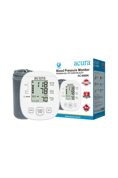 Acura Ac 9080K Türkçe Konusan Ölçüm Aleti +ac-9270 Dijital Temassız Ateş Ölçer - 2