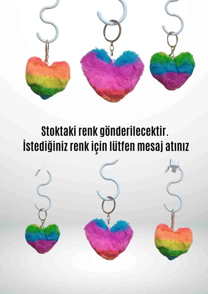 Anahtarlık Peluş Kalp  – Sevgi Dolu Tasarım