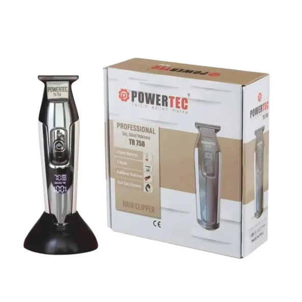 Powertec Tr 758 Sakal Ense Makinası 2 Yıl Garantili