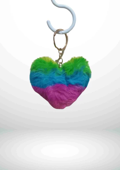 Anahtarlık Peluş Kalp  – Sevgi Dolu Tasarım - 4