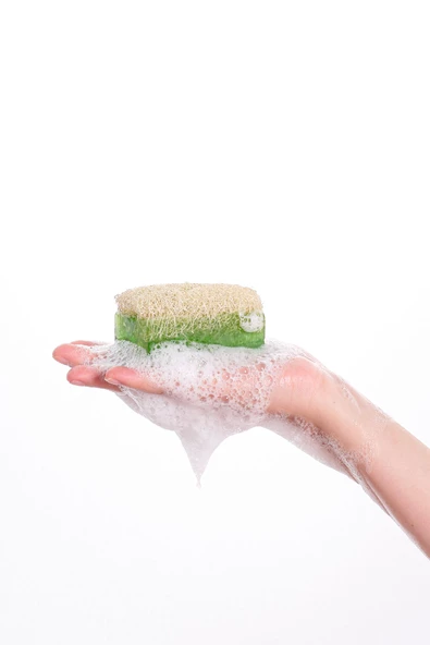 MirCotton Doğal Kabak Lifli El Yapımı Sabunu 'Aloe Vera' 120 gr - 4