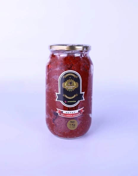 1 KG TATLI BİBER SALÇASI
