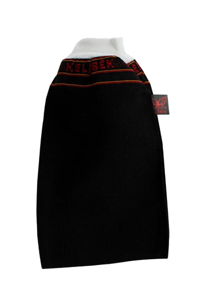 Kelebek Kese Hamam (kalın) Süper Siyah Kese Lastikli & Banyo Kese - 2
