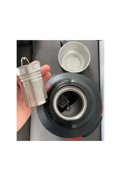 Paslanmaz Çelik 3,2 Litre Termos 48 Saat Sıcak 72 Saat Soğuk Kamp Piknik Seyahatte Kulplu Askılı - 6