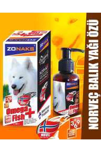 Zonaks Omega Köpek İçin Balık Yağı 100 Ml