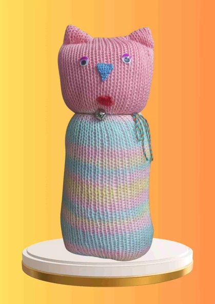 Tıkırık Örgü Yastık Uyku ve Oyun Arkadaşı Pofuduk - 45 cm - 2