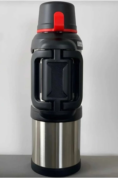 Paslanmaz Çelik 3,2 Litre Termos 48 Saat Sıcak 72 Saat Soğuk Kamp Piknik Seyahatte Kulplu Askılı - 2