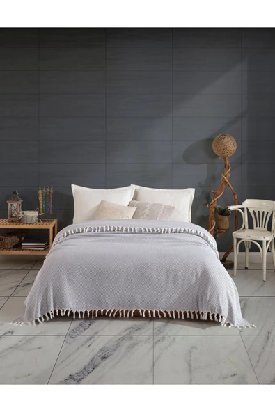 MirCotton Çift Kişilik Yatak Örtüsü Pike 220x235 cm