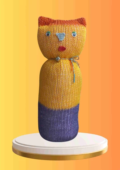 Tıkırık Örgü Yastık Uyku ve Oyun Arkadaşı Çıtırtı - 45 cm - 2