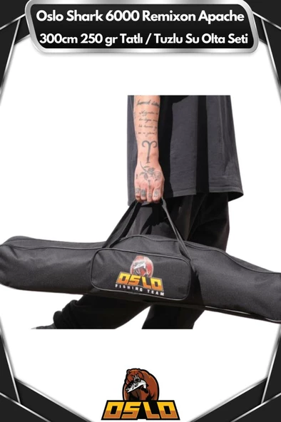 Oslo Shark 6000 Oslo Maximus 300cm 250gr Tatlı/Tuzlu Su Olta Seti - Resim 5