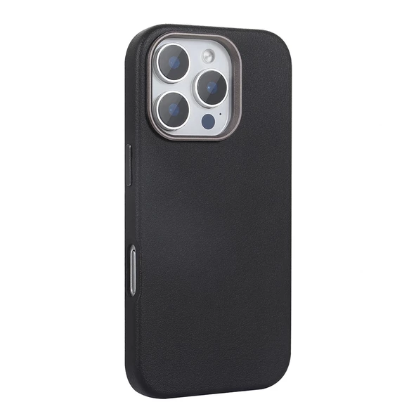 Apple iPhone 16 Pro Kılıf Magsafe Şarj Özellikli PU Deri Redclick Adora Kapak - Resim 2