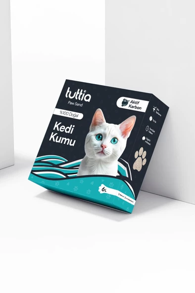 Aktif Karbonlu Kedi Kumu 6 LT